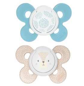 CHICCO PHYSIO COMFORT ΠΙΠΙΛΑ ΣΙΛΙΚΟΝΗΣ 6-16Μ ΜΠΛΕ ΜΕ ΘΗΚΗ 2 ΤΜΧ
