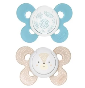 CHICCO PHYSIO COMFORT ΠΙΠΙΛΑ ΣΙΛΙΚΟΝΗΣ 6-16Μ ΜΠΛΕ ΜΕ ΘΗΚΗ 2 ΤΜΧ