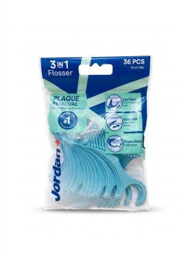 JORDAN 3 in 1 Flosser Οδοντικό Νήμα 36τμχ.