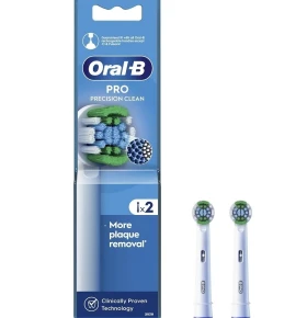 Oral-B Pro Precision Clean Ανταλλακτικές Κεφαλές Ηλεκτρικής Οδοντόβουρτσας, 2τεμ