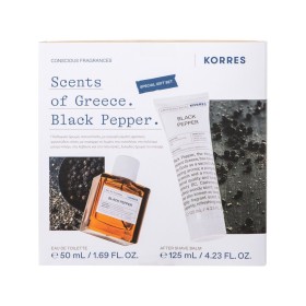 Korres Scents of Greece Special Gift Set Black Pepper Eau de Toilette Ανδρικό Άρωμα, 50ml & Aftershave Balm Γαλάκτωμα για μετά το Ξύρισμα, 125ml