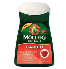Mollers Omega-3 Cardio Μουρουνέλαιο και Ιχθυέλαιο 60 μαλακές κάψουλες