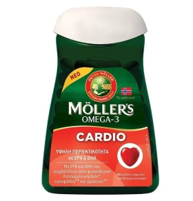 Mollers Omega-3 Cardio Μουρουνέλαιο και Ιχθυέλαιο 60 μαλακές κάψουλες