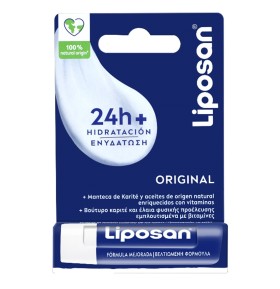 Liposan Original Περιποιητικό Balm Xειλιών για 24h+ Ενυδάτωση, 4.8g