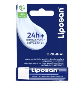 Liposan Original Περιποιητικό Balm Xειλιών για 24h+ Ενυδάτωση, 4.8g
