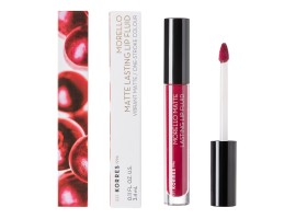 Korres Morello Matte Lasting Lip Fluid 74 Fix 3.4ml