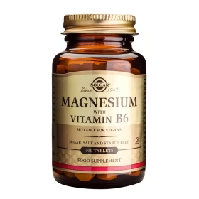 SOLGAR MAGNESIUM+B6 100TAB