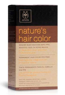 APIVITA NATURES HAIR COLOR N7.14 ΣΑΝΤΡΕ-ΧΑΛΚΙΝΟ