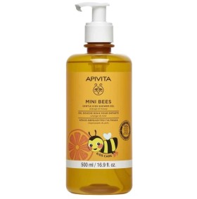 Apivita Mini Bees Gentle Kids Shower Gel με Πορτοκάλι και Μέλι 500ml