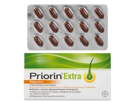 PRIORIN EXTRA Νέα Βελτιωμένη Σύνθεση 30 κάψουλες