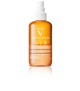 VICHY Ideal Soleil Αντηλιακό Νερό Προστασίας - Λαμπερό Μαύρισμα SPF30 200ml