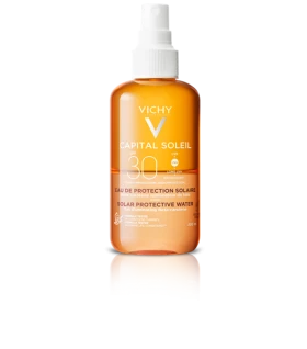 VICHY Ideal Soleil Αντηλιακό Νερό Προστασίας - Λαμπερό Μαύρισμα SPF30 200ml