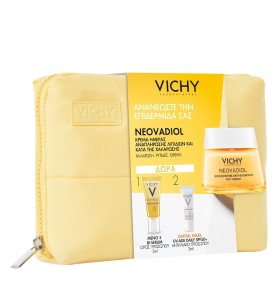Vichy Promo με Neovadiol Replenishing Anti-Sagginess Day Cream Κρέμα Ημέρας για Αναπλήρωση Λιπιδίων κατά της Χαλάρωσης, 50ml & Δώρο Neovadiol Meno 5 BI-Serum Ορός Προσώπου, 5ml, Capital Soleil UV-Age Daily SPF50+ Αντηλιακό Προσώπου, 3ml & Νεσεσέρ, 1σετ