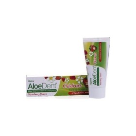 Optima Aloe Dent Strawberry Childrens Toothpaste Οδοντόκρεμα για Παιδιά με Αλόη & Γεύση Φράουλα, 50ml