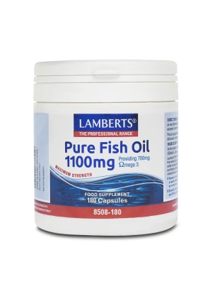 LAMBERTS PURE FISH OIL 1100MG 180CAPS