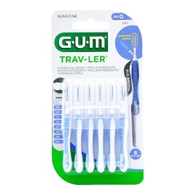Gum Trav-ler Interdental Brush Μεσοδόντιο Βουρτσάκι 0,6mm Μωβ, 6τεμ