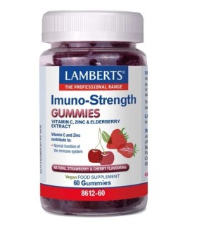 Lamberts Immuno-Strength Gummies με Φυσική Γεύση Κεράσι και Φράουλα, 60 Gummies