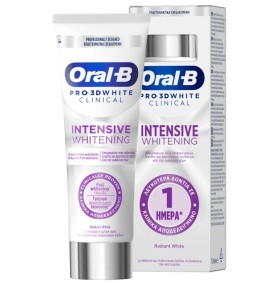 Oral-B Pro 3D White Clinical Intensive Whitening Oδοντόκρεμα, 75ml
