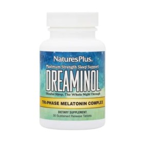 Natures Plus Dreaminol Tri-phase Melatonin Complex 30tabs