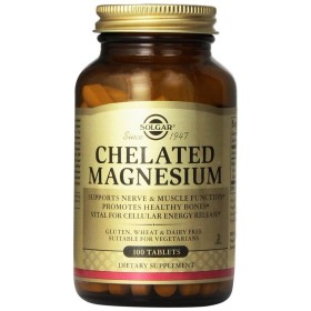 SOLGAR CHELATED MAGNESIUM 100MG 100TAB