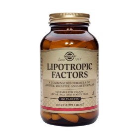 SOLGAR LIPOTROPIC FACTORS 100TAB