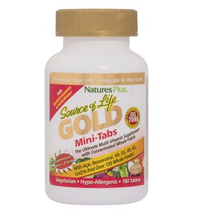 NATURES PLUS Source OF Life Gold Mini-180 Tablets