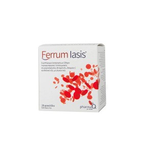 PharmaQ Ferrum Iasis Συμπλήρωμα Διατροφής Σιδήρου, 28 φακελάκια