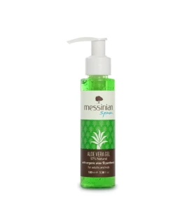 Messinian Spa Aloe Vera Gel Organic Aloe & Panthenol (Αλόη&Πανθενόλη 100ml (97% natural)