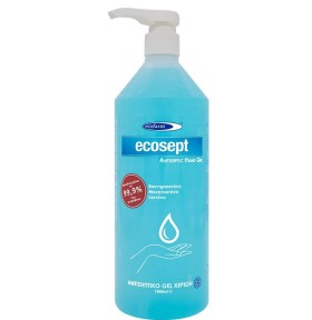 Ecofarm Ecosept Antiseptic Hand Αντισηπτικό Gel Χεριών με 70% v/v Αιθυλική Αλκοόλη 1000ml με Ντισπένσερ