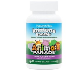 Natures Plus Animal Parade Kids Immune Booster Συμπλήρωμα Διατροφής 90 Μασώμενες Ταμπλέτες