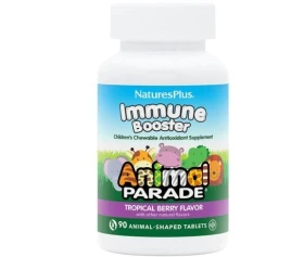 Natures Plus Animal Parade Kids Immune Booster Συμπλήρωμα Διατροφής 90 Μασώμενες Ταμπλέτες