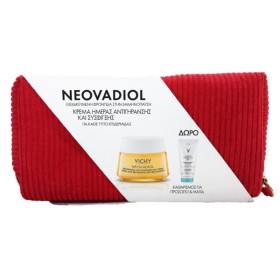 Vichy Promo Neovadiol Post-Menopause Day Cream Κρέμα Ημέρας Αναπλήρωσης Λιπιδίων Κατά της Χαλάρωσης για τη Μετεμμηνόπαυση, 50ml & Δώρο Purete Thermale Γαλάκτωμα Καθαρισμού 3σε1, 100ml & Νεσεσέρ Βελούδινο, 1σετ