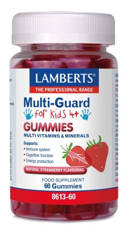 Lamberts Multi-Guard for Kids 4+ Gummies με Φυσική Γεύση Φράουλα 60 Gummies