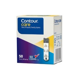 ASCENSIA Contour Care Ταινίες Μέτρησης Σακχάρου 50τμχ