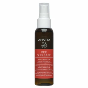 APIVITA Bee Sun Safe Hair Oil, Ενυδατικό Λάδι Μαλλιών για Προστασία με Αντιηλιακά φίλτρα, 100ml