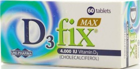 UNIPHARMA D3 Fix Max 4000 IU 60tabs