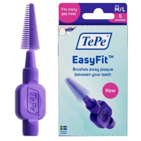 TePe Easy Fit Μεσοδόντια Βουρτσάκια M/L Μωβ, 6τεμ, 1σετ