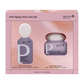 Panthenol Extra Promo Anti Aging Τοtal Care Ορός Προσώπου & Ματιών, 30ml & 24ωρη Κρέμα Προσώπου & Ματιών, 50ml, 1σετ