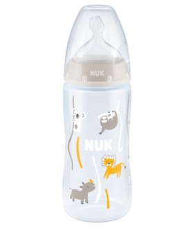 Nuk Πλαστικό Μπιμπερό First Choice Plus Κατά των Κολικών 300ml με Θηλή Σιλικόνης Μεγέθους M για 6-18 μηνών