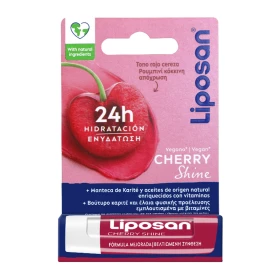 Liposan Cherry Shine Blister Lip Balm με Χρώμα Κεράσι 4.8gr