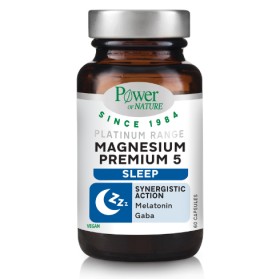 Power Health Magnesium Premium 5 Sleep Συμπλήρωμα με Μαγνήσιο 60 Κάψουλες