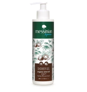 Messinian Spa Shower Gel Yogurt Hemp & Coconut Αφρόλουτρο Με Γιαούρτι Κάνναβη & Καρύδα 300ml