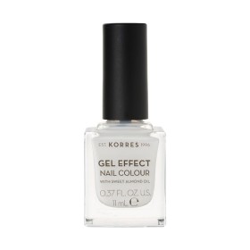 Korres Βερνίκι Νυχιών Gel Effect Nail Colour No.02 Porcelain White 11ml