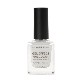 Korres Βερνίκι Νυχιών Gel Effect Nail Colour No.02 Porcelain White 11ml