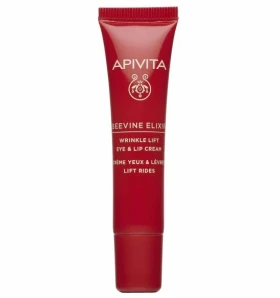 Apivita Beevine Elixir Wrinkle Lift Eye & Lip Cream Αντιρυτιδική Κρέμα Ματιών & Χειλιών, 15ml