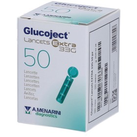 MENARINI Glucoject Lancets Extra 33G Ακίδες Μέτρησης Σακχάρου 50τμχ