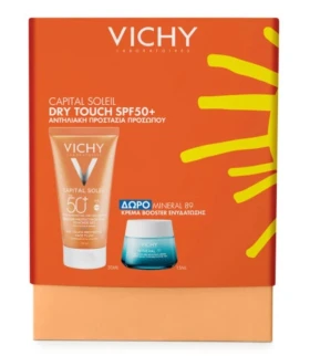 Vichy Promo Capital Soleil Dry Touch SPF50+, 50ml & Mineral 89 Κρέμα Booster 15ml