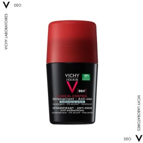 Vichy Clinical Control Roll-On Detranspirant Anti-Odeur Homme 96h 50ml