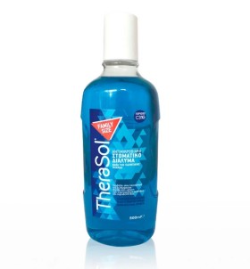 Therasol Solution Family Size Στοματικό Διάλυμα Κατά της Οδοντικής Πλάκας, 500ml