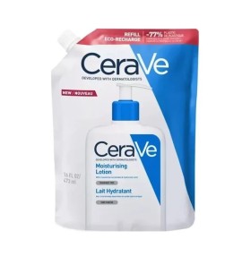 CeraVe Moisturising Lotion Refill, Ενυδατικό Γαλάκτωμα Προσώπου & Σώματος για Ξηρές Επιδερμίδες – 473ml